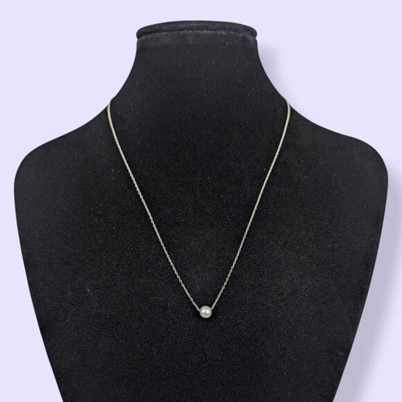Jewelry - V. Dainty Sterling Silver Chain Pendant Necklace